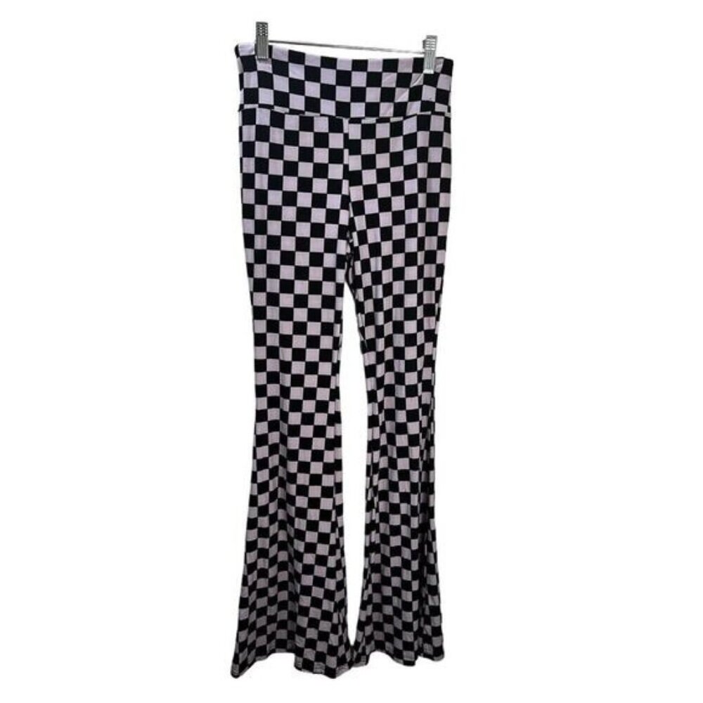 NWOT No Boundaries High Rise Pull On Flare Pants Size 7 Junior